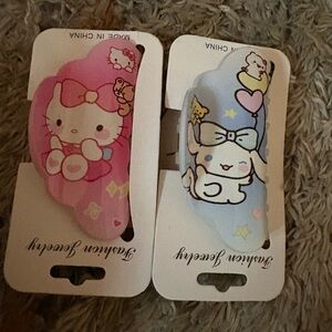 Cute hello kitty Hair Clips Set